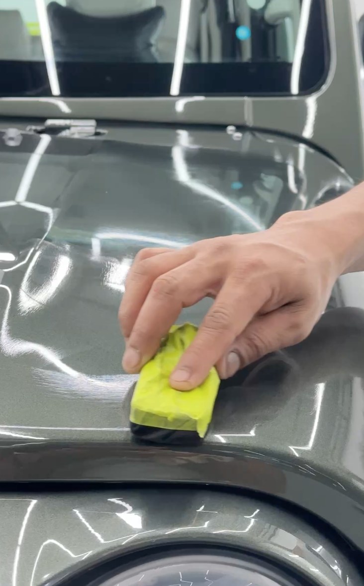 Ceramic coating application